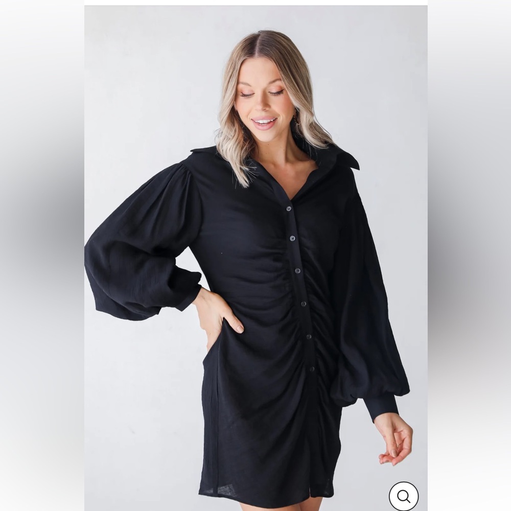 Shop Dress Up Highly Favored Ruched Mini Dress